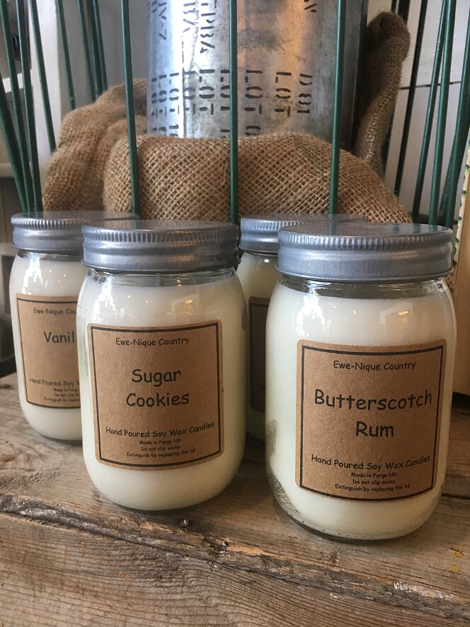 hand poured soy candles